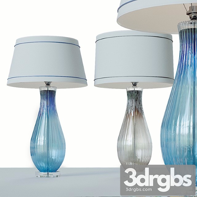 Modern Studio Art Glass Console Lamp 3dsmax Download - thumbnail 1