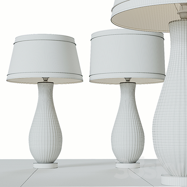 Modern Studio Art Glass Console Lamp_ 3DSMax File - thumbnail 3