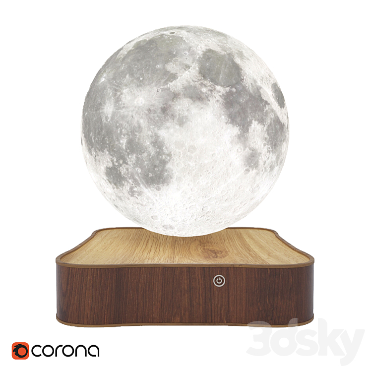 Moon lamp 3DS Max Model - thumbnail 1