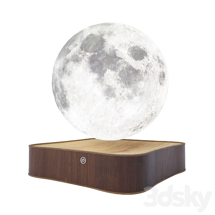 Moon lamp 3DS Max Model - thumbnail 2