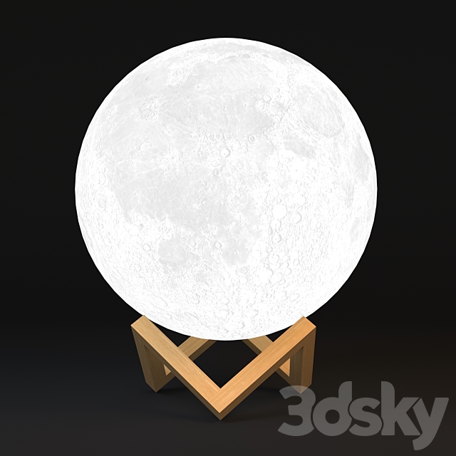 Moon lamp 3DSMax File - thumbnail 2