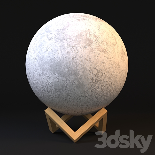 Moon lamp 3DSMax File - thumbnail 3