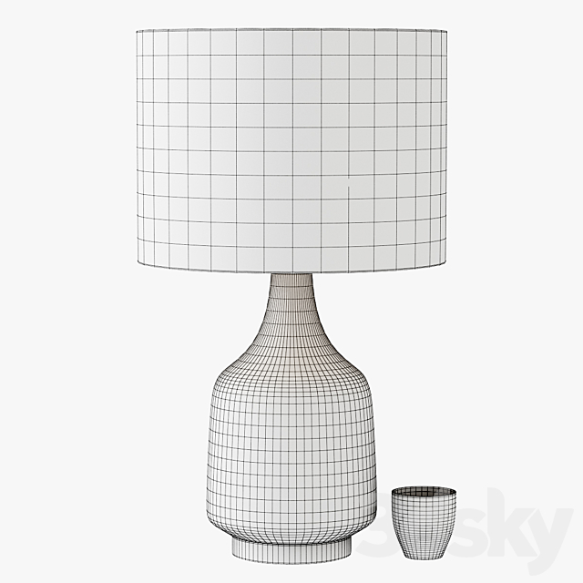 Morten Table Lamp 3DS Max Model - thumbnail 3