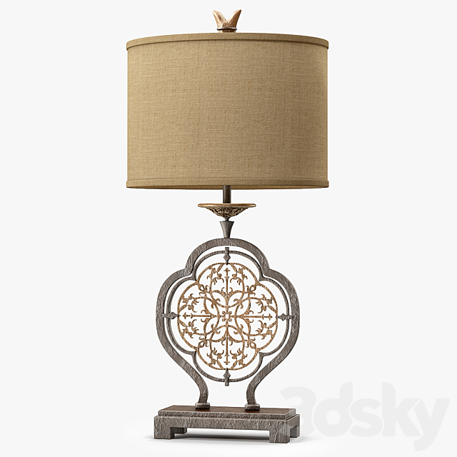 Murray Feiss Marcella 1Lt Table Lamp 3DSMax File - thumbnail 2