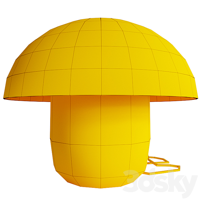 Mushroom Kare Design 3DS Max Model - thumbnail 2