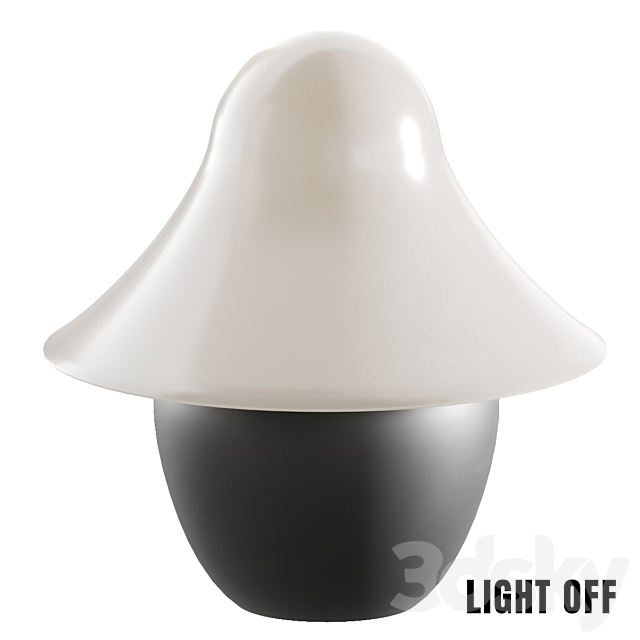 Mushroom lamp ILDAN by Modénature 3ds Max - thumbnail 2