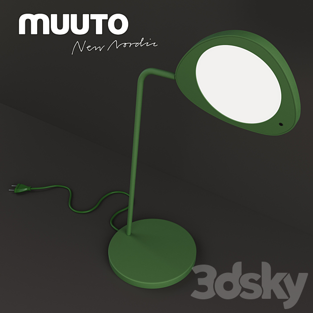 Muuto leaf table lamp + floor lapm 3DS Max Model - thumbnail 2