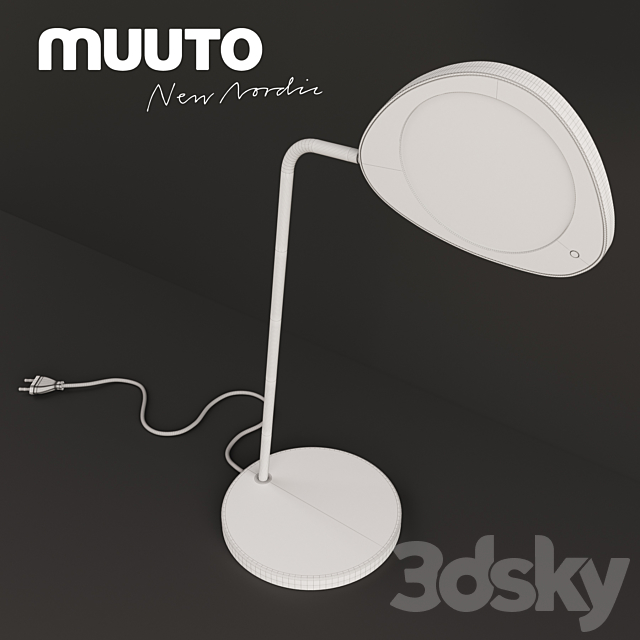 Muuto leaf table lamp + floor lapm 3DS Max Model - thumbnail 3