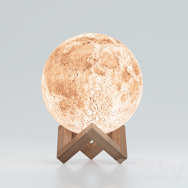 Night moon 3DSMax File - thumbnail 1