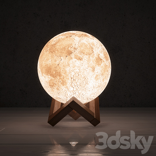 Night moon 3DSMax File - thumbnail 2