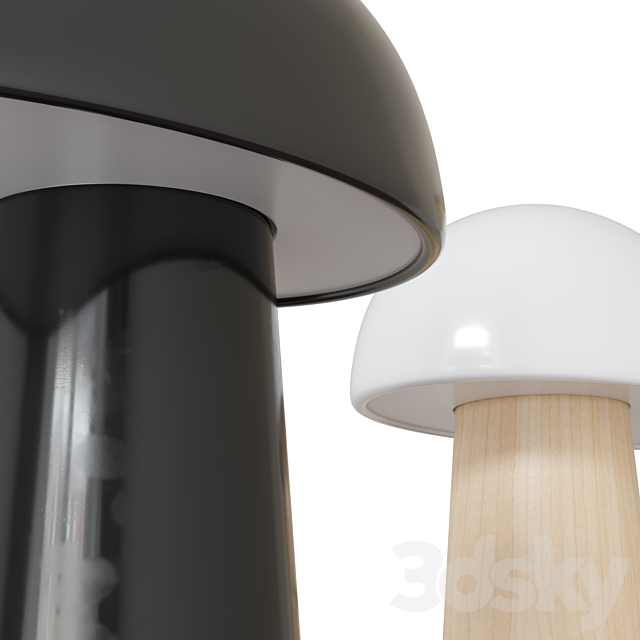 Night Owl Table Lamp 3DS Max Model - thumbnail 2