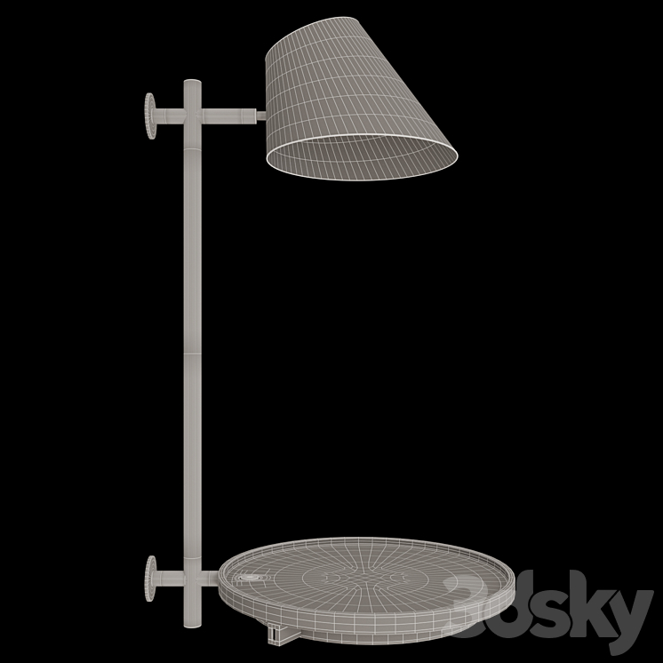 Nordlux Stay Wall Light 3DS Max Model - thumbnail 2