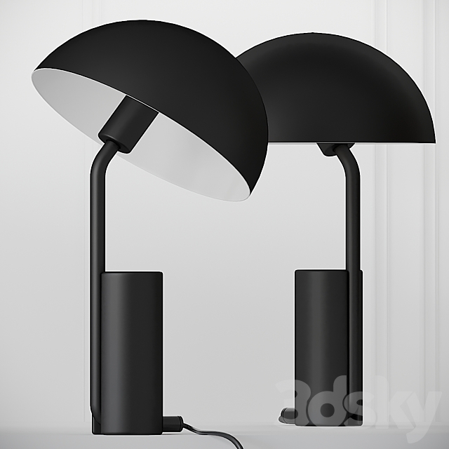 Normann Copenhagen Cap Table Lamps 4 Colors 3DS Max Model - thumbnail 2