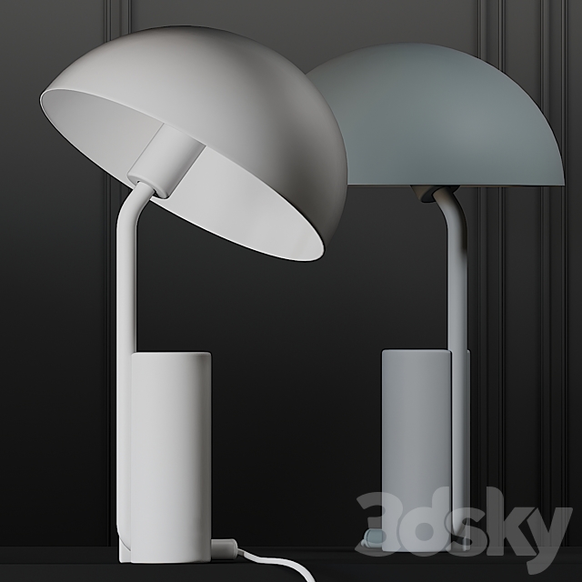 Normann Copenhagen Cap Table Lamps 4 Colors 3DS Max Model - thumbnail 3