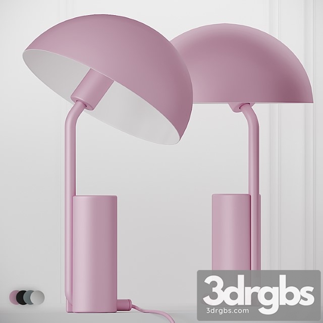 Normann copenhagen cap table lamps 4 colors 3dsmax Download - thumbnail 1