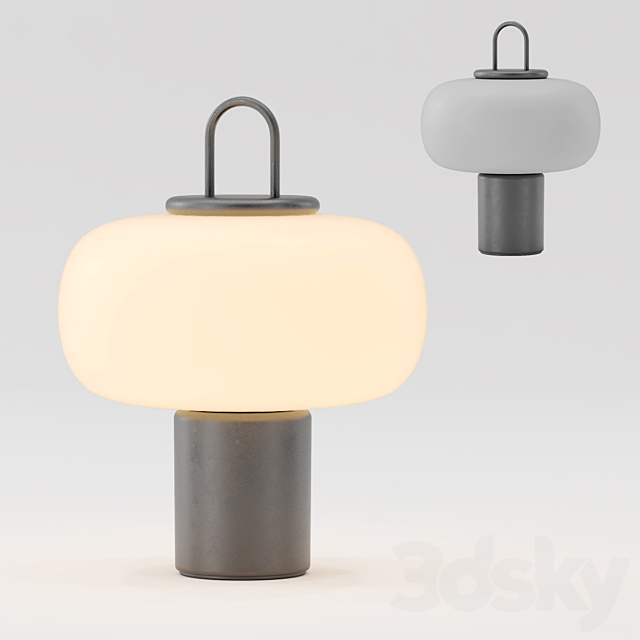 Nox Table Lamp 3DS Max Model - thumbnail 2