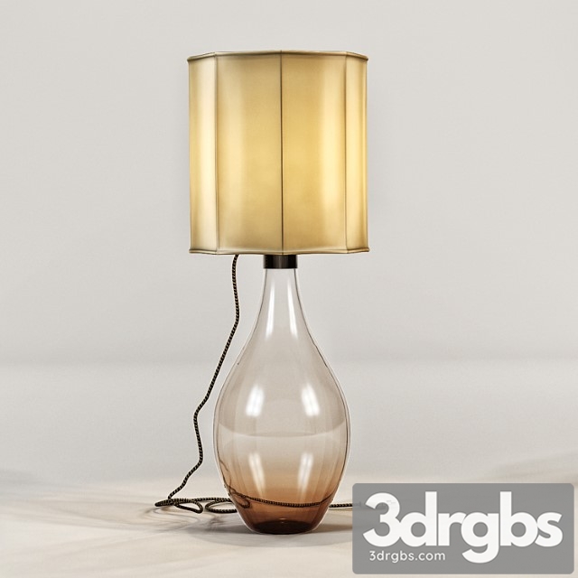 Ochre Cherub Table Lamp 3dsmax Download - thumbnail 1