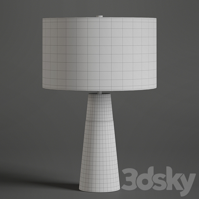 Oliver Bonas Munari Table Lamp 3DS Max Model - thumbnail 2