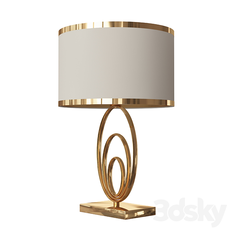 OM Table lamp Lussole Randolph LSP-0619 3DS Max - thumbnail 2