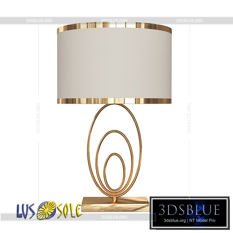 OM Table lamp Lussole Randolph LSP-0619 3DS Max - thumbnail 3