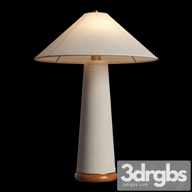 Ombra white table lamp - thumbnail 1