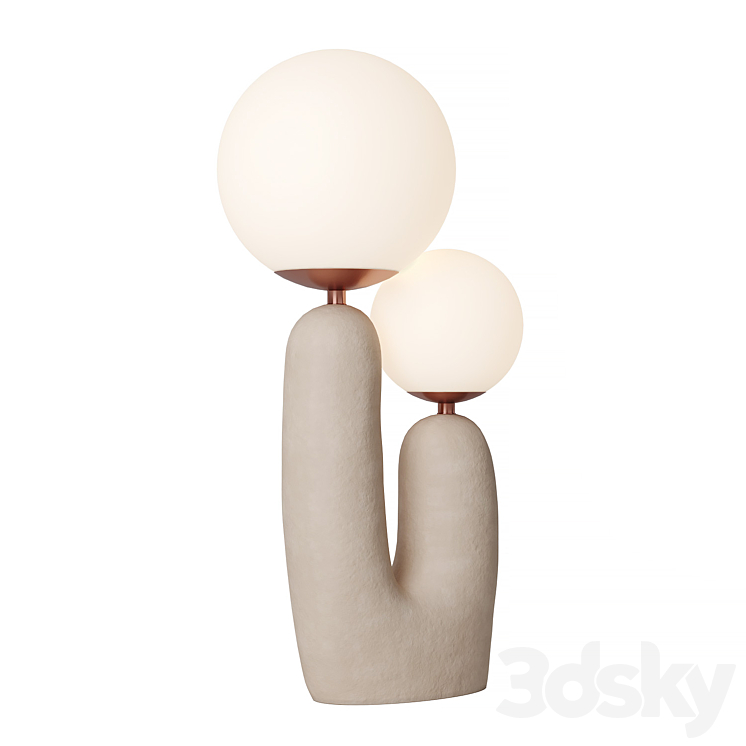 Oo Smooth Table Lamp – Contemporary Hand 3DS Max - thumbnail 2