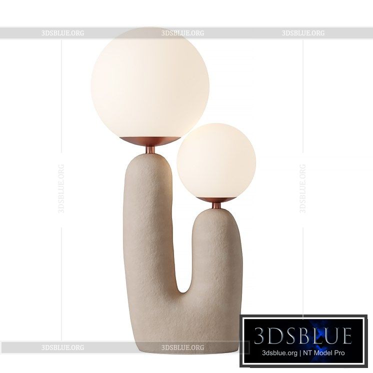 Oo Smooth Table Lamp – Contemporary Hand 3DS Max - thumbnail 3