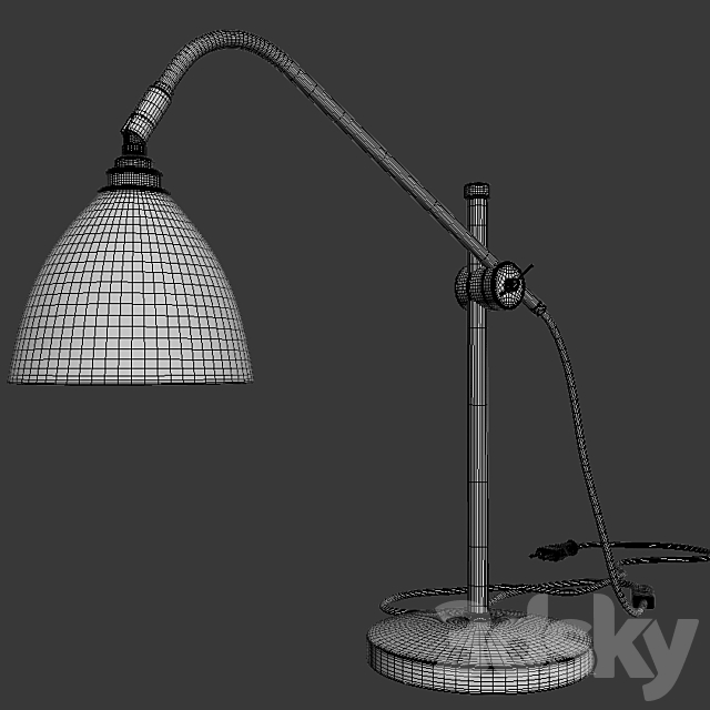 Original BTC lamp FT378 3DS Max Model - thumbnail 2