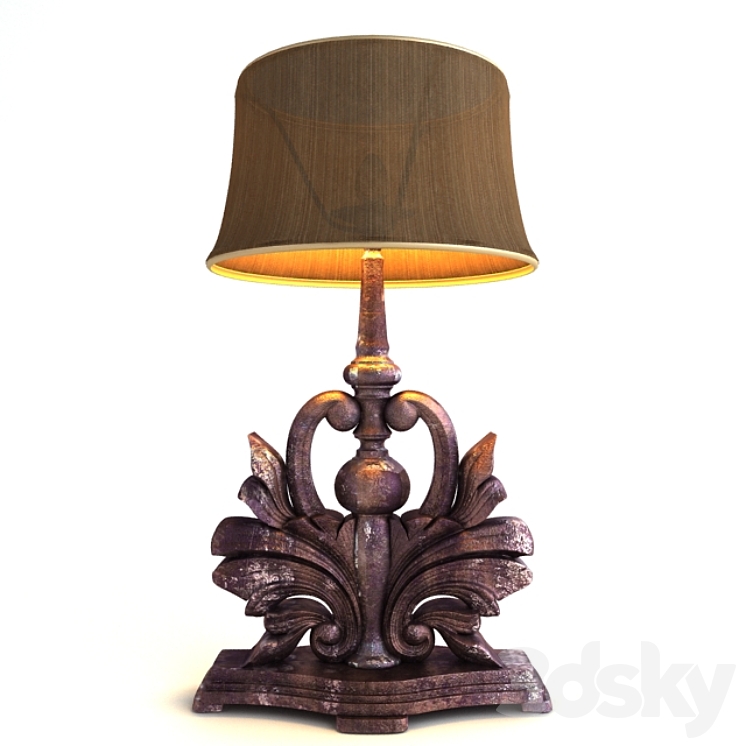 Owen Table Lamp 3DS Max - thumbnail 1