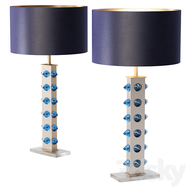 Pair of table Lamp by LA Studio 3DSMax File - thumbnail 1