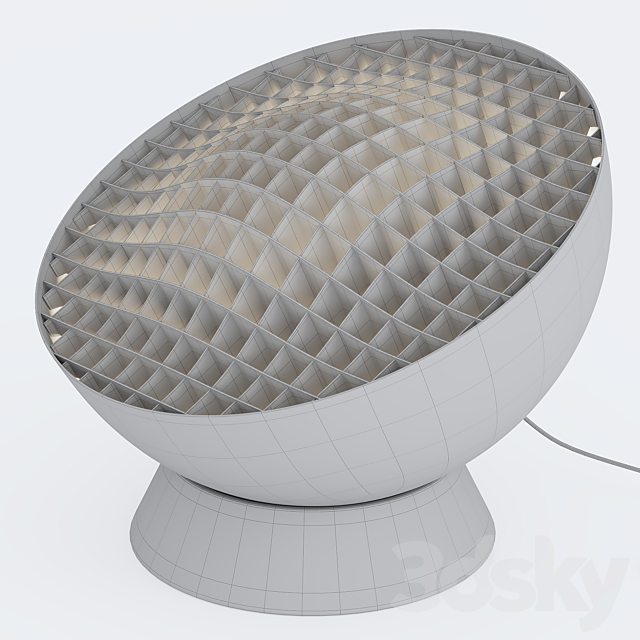 Pallucco Grid table lamp 3DSMax File - thumbnail 3