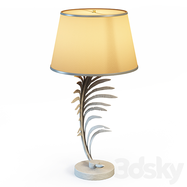 Palm Frond Table Lamps 3DS Max Model - thumbnail 3