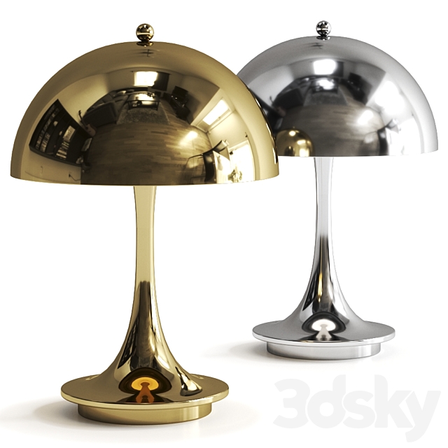 Panthella Portable by Louis Poulsen Table Lamp 3DS Max Model - thumbnail 2