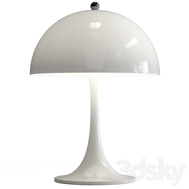 Panthella Portable by Louis Poulsen Table Lamp 3DS Max Model - thumbnail 3