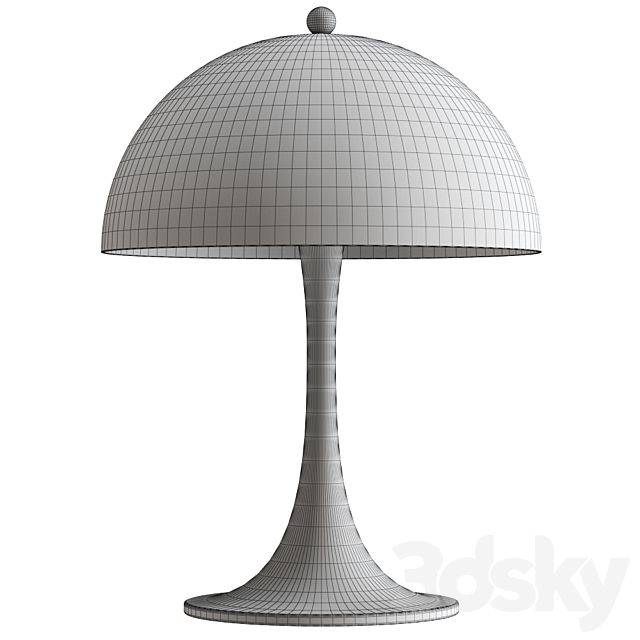 Panthella Portable by Louis Poulsen Table Lamp 3DS Max Model - thumbnail 4