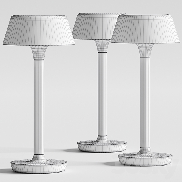 Panzeri Firefly Table Lamps 3DS Max Model - thumbnail 2