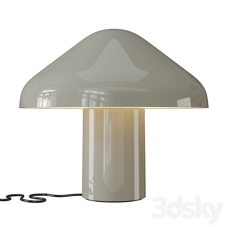 Pao Glass Table Lamp 3DS Max - thumbnail 1