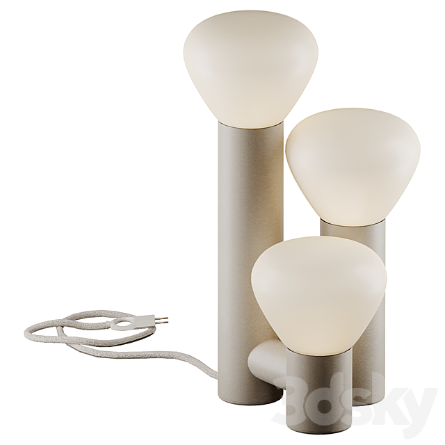 PARC 06 table lamp by Lambert & Fils 3DS Max Model - thumbnail 2