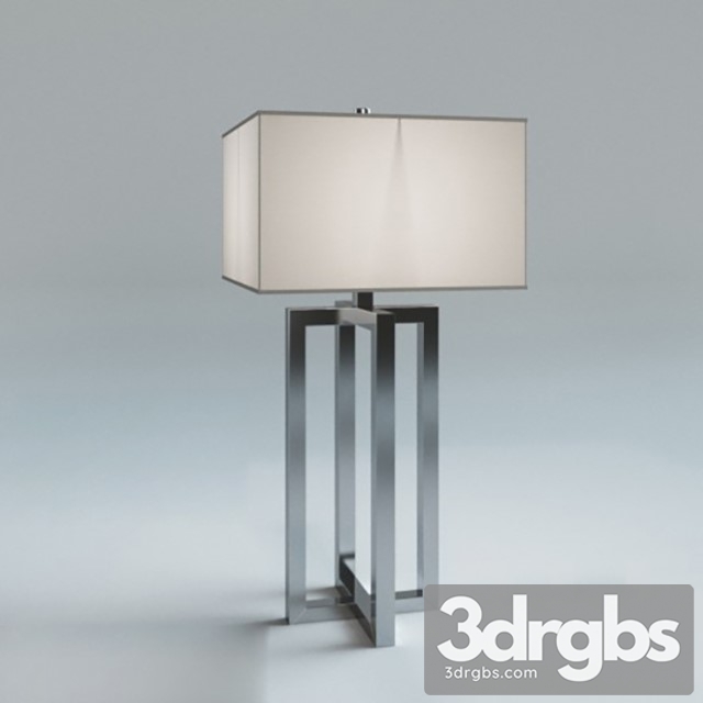 Pascal Silver Table Lamp 3dsmax Download - thumbnail 1