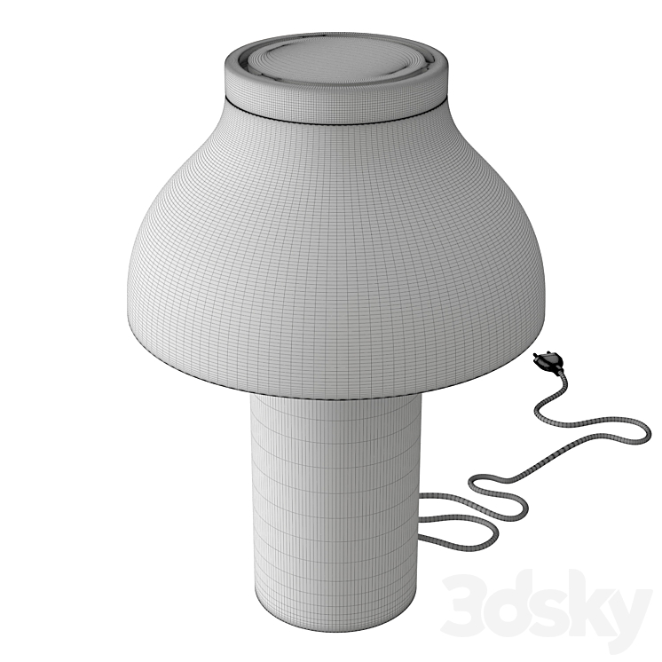 PC Table Lamp 3DS Max - thumbnail 2