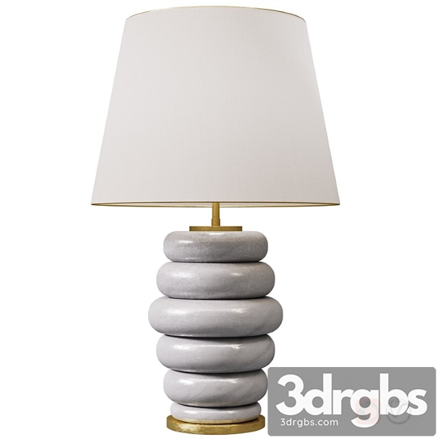 Phoebe stacked table lamp 3dsmax Download - thumbnail 1