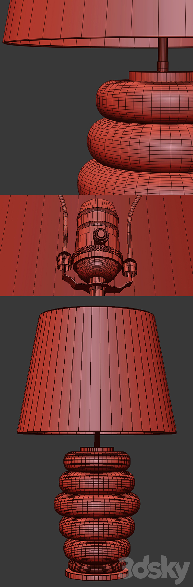 PHOEBE STACKED TABLE LAMP 3DSMax File - thumbnail 3