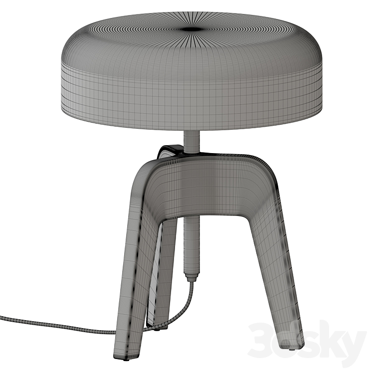 Pileo Bassa Lamp 3DS Max Model - thumbnail 2