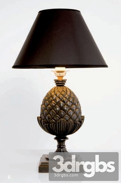 Pineapple Table Lamp 3dsmax Download - thumbnail 1