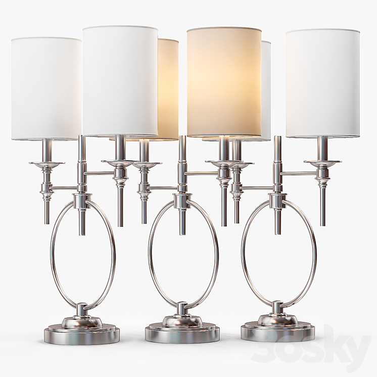 Plantation Circa Table Lamp 3DS Max - thumbnail 2