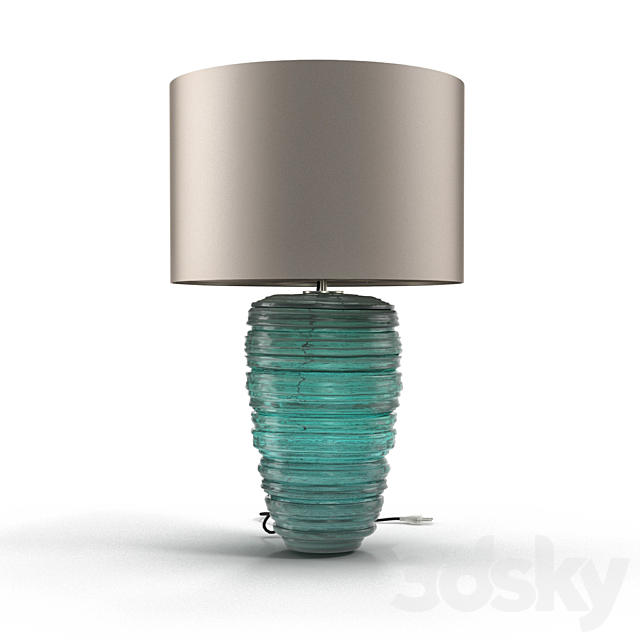 Porta Romana GLB32 THREAD LAMP Turquoise 3DSMax File - thumbnail 1