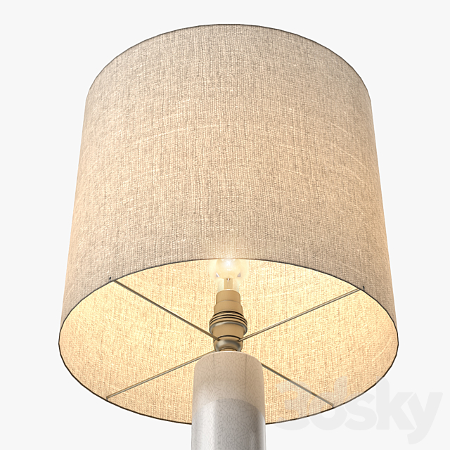 Porta Romana Sybil Lamp 3DS Max Model - thumbnail 3