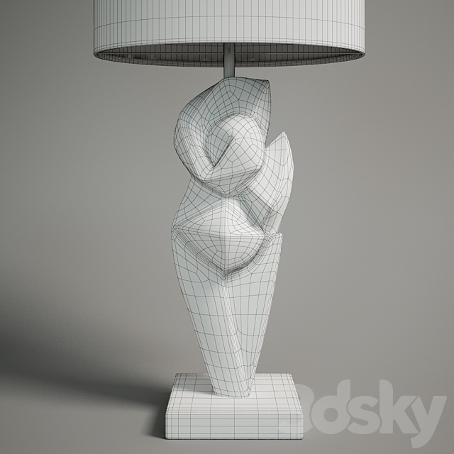 Porta Romana VLB52 Danseur Table Lady Lamp 3DSMax File - thumbnail 3