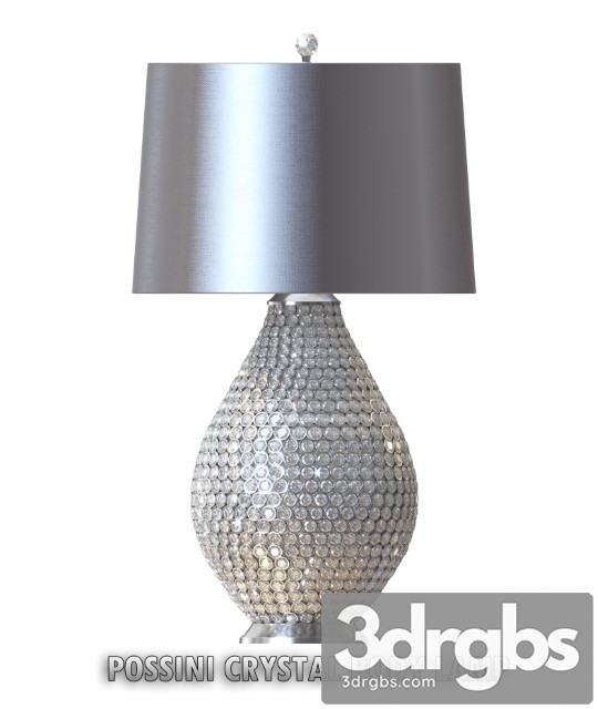 Possini Crystal Lamp 3dsmax Download - thumbnail 1