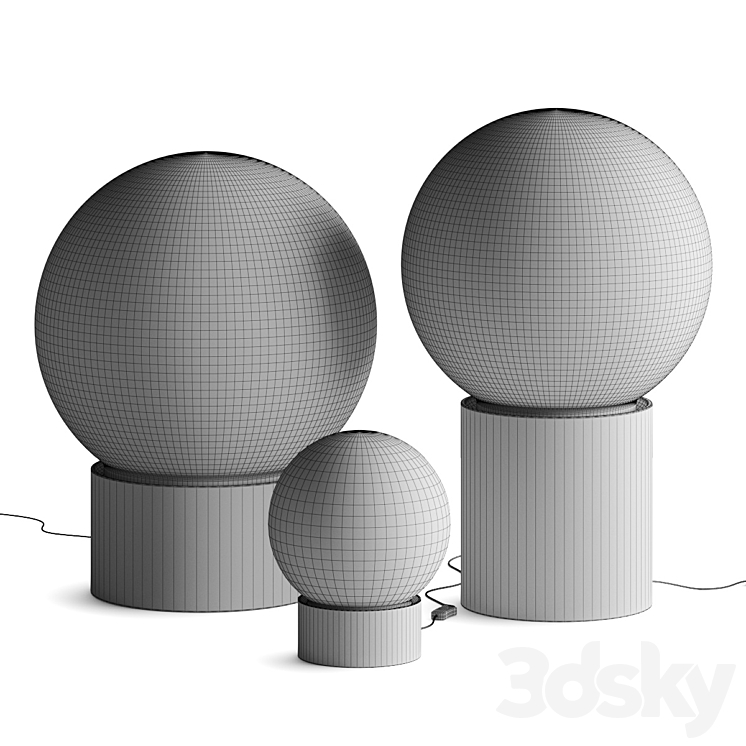 Pulpo Boule Table Lamp 3DS Max - thumbnail 2